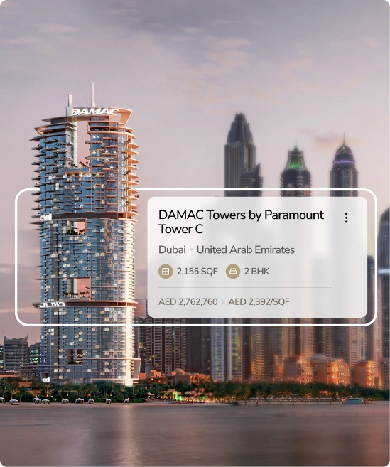 Damac Project high-rise building digital experience design