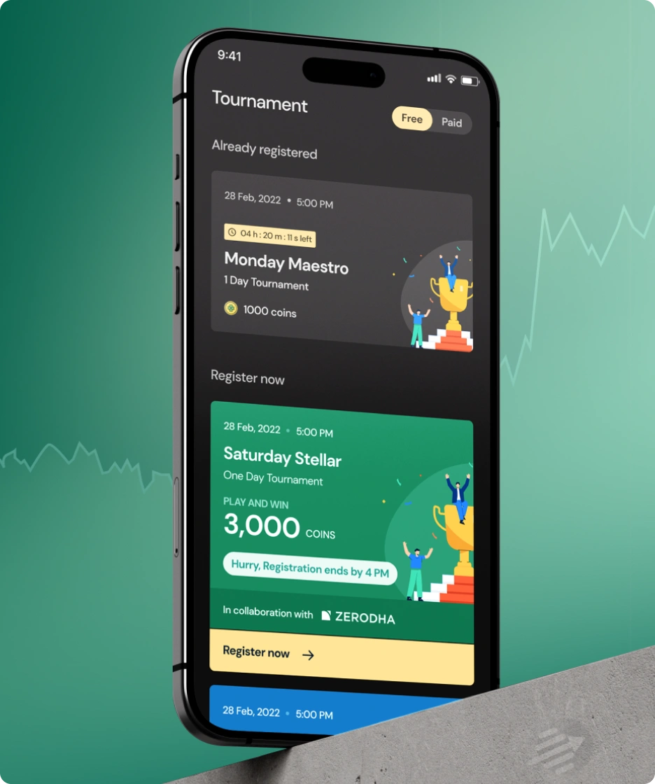 StockPe mobile investment app interface and portfolio design